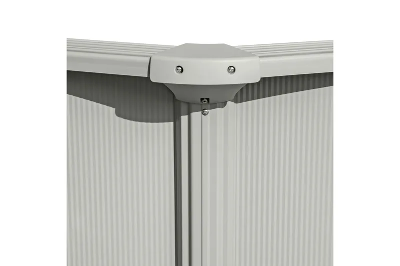 Bestway Hydrium Stålväggspool Rund 3,66m - Grå - Trädgård & spabad - Utomhusbad - Pool - Pool ovan mark