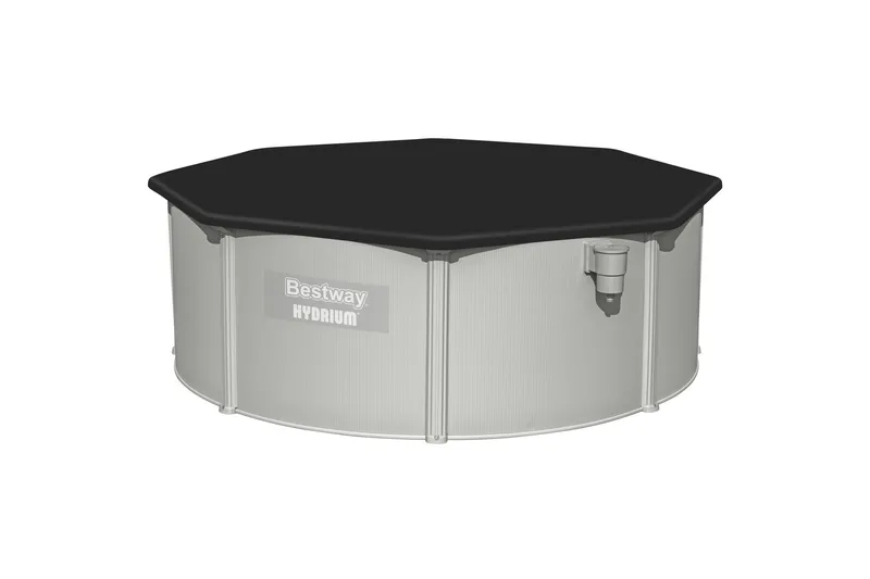 Bestway Hydrium Stålväggspool Rund 3,66m - Grå - Trädgård & spabad - Utomhusbad - Pool - Pool ovan mark