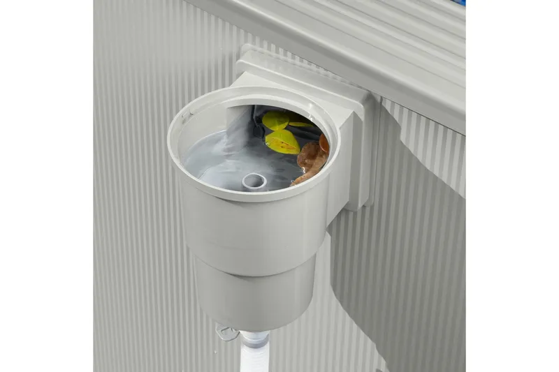 Bestway Hydrium Stålväggspool Rund 3,66m - Grå - Trädgård & spabad - Utomhusbad - Pool - Pool ovan mark