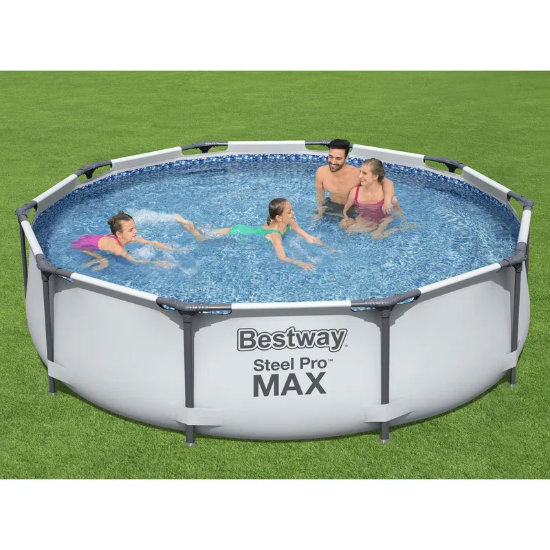 Bestway ovanmarkspool-paket Ø3m - 76cm djup | Steel Pro MAX (56408) - Trädgård & spabad - Utomhusbad - Pool - Pool ovan mark