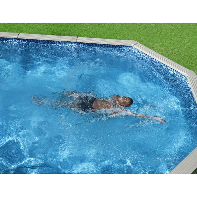 Bestway stålväggspool 6,1x3,6m - 1,2m djup | Hydrium Pool set (56369) - Trädgård & spabad - Utomhusbad - Pool - Pool ovan mark