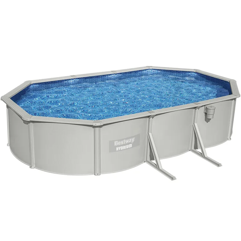 Bestway stålväggspool 6,1x3,6m - 1,2m djup | Hydrium Pool set (56369) - Trädgård & spabad - Utomhusbad - Pool - Pool ovan mark