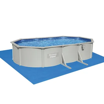 Bestway stålväggspool 6,1x3,6m - 1,2m djup | Hydrium Pool set (56369) - Trädgård & spabad - Utomhusbad - Pool - Pool ovan mark