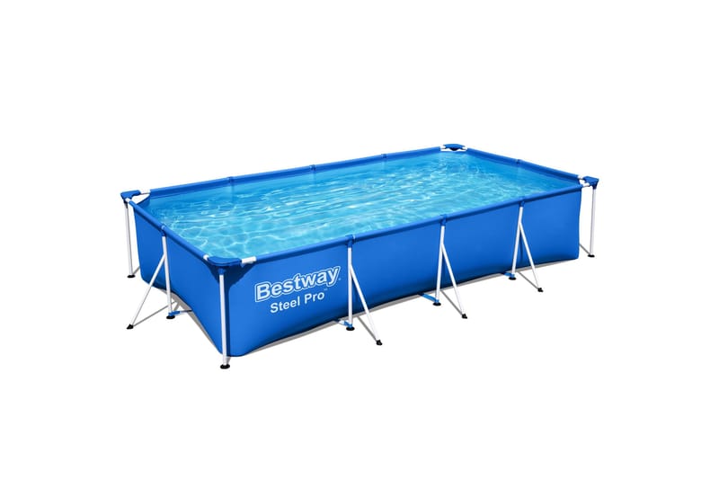 Bestway Steel Pro Ovanmarkpool 4x2 m Blå - Bestway - Trädgård & spabad - Utomhusbad - Pool - Pool ovan mark