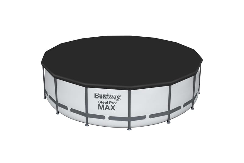 Bestway Steel Pro MAX Rund ovanmarkpool 4,57m Grå - Bestway - Trädgård & spabad - Utomhusbad - Pool - Pool ovan mark