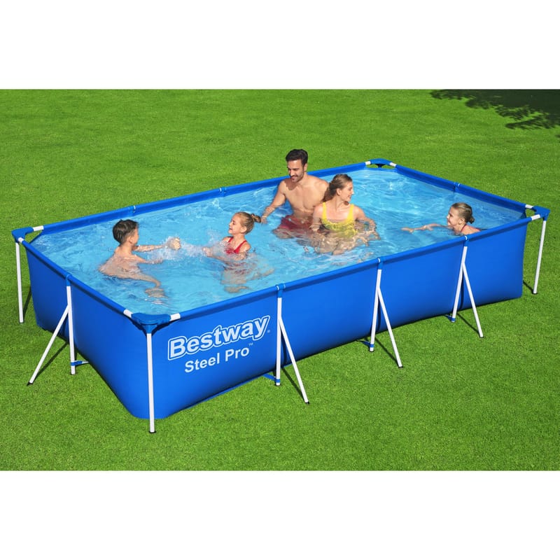 Bestway Steel Pro Ovanmarkpool 4x2 m Blå - Bestway - Trädgård & spabad - Utomhusbad - Pool - Pool ovan mark
