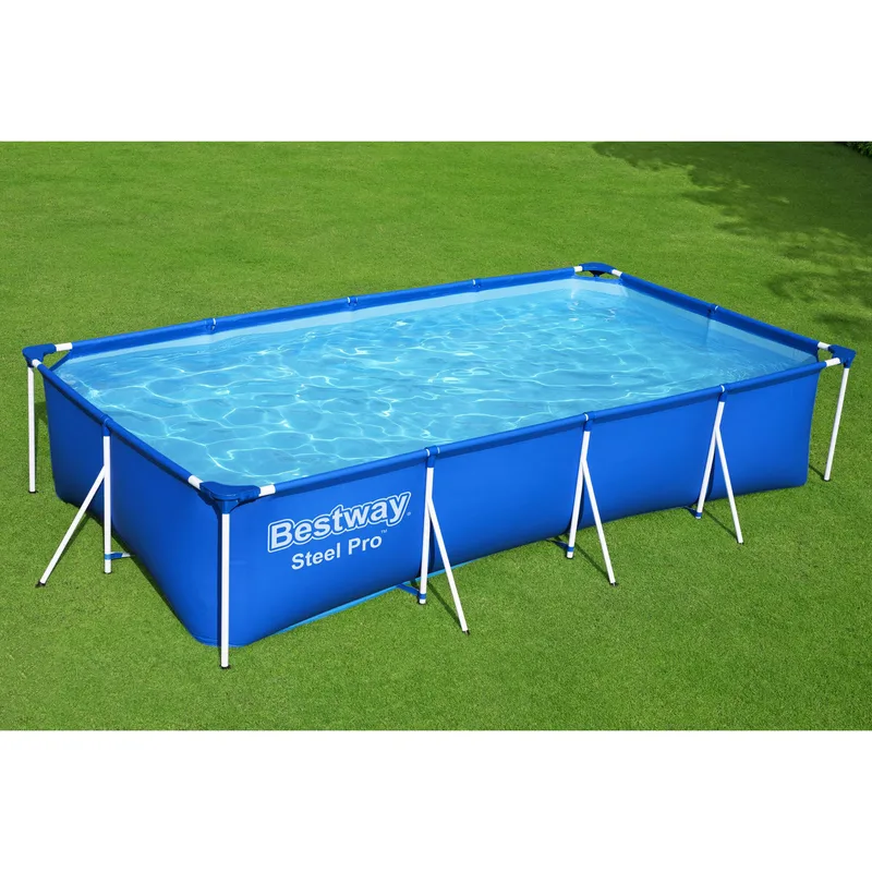 Bestway Steel Pro Ovanmarkpool 4x2 m Blå - Bestway - Trädgård & spabad - Utomhusbad - Pool - Pool ovan mark
