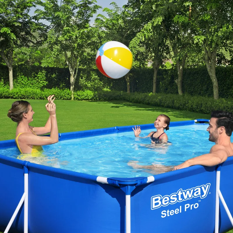 Bestway Steel Pro Ovanmarkpool 4x2 m Blå - Bestway - Trädgård & spabad - Utomhusbad - Pool - Pool ovan mark