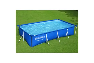Bestway Steel Pro Ovanmarkpool 4x2 m Blå - Bestway - Trädgård & spabad - Utomhusbad - Pool - Pool ovan mark