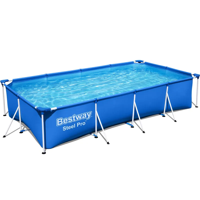 Bestway Steel Pro Ovanmarkpool 4x2 m Blå - Bestway - Trädgård & spabad - Utomhusbad - Pool - Pool ovan mark