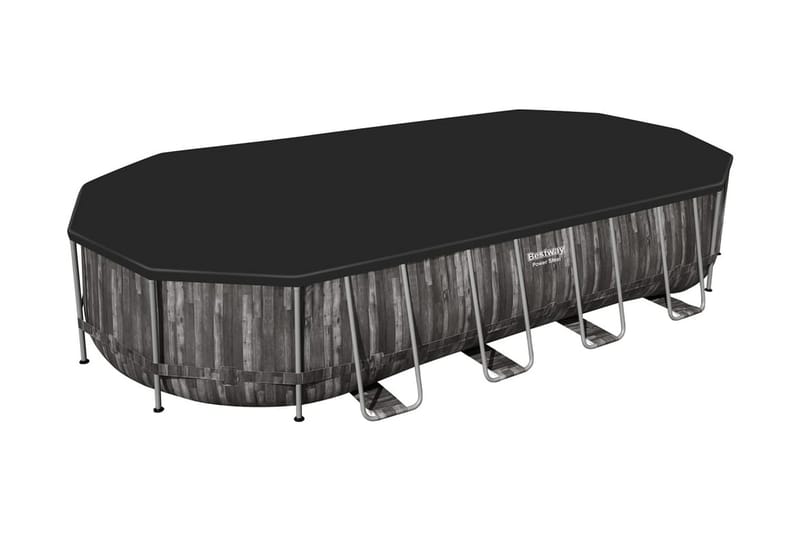 Bestway Trädgårdspool oval 7,32x3,66x1,22 m - Trädgård & spabad - Utomhusbad - Pool - Pool ovan mark