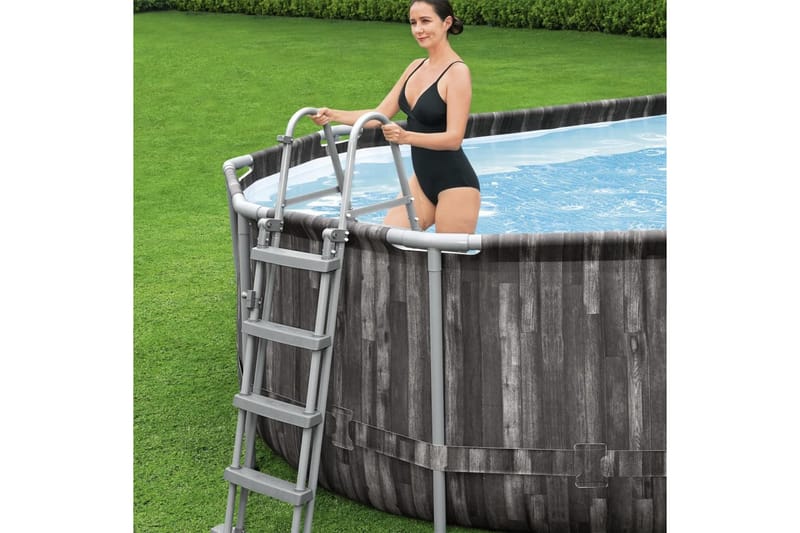 Bestway Trädgårdspool oval 7,32x3,66x1,22 m - Trädgård & spabad - Utomhusbad - Pool - Pool ovan mark