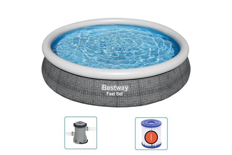 Bestway Trädgårdspool rund 366x76 cm - Trädgård & spabad - Utomhusbad - Pool - Pool ovan mark