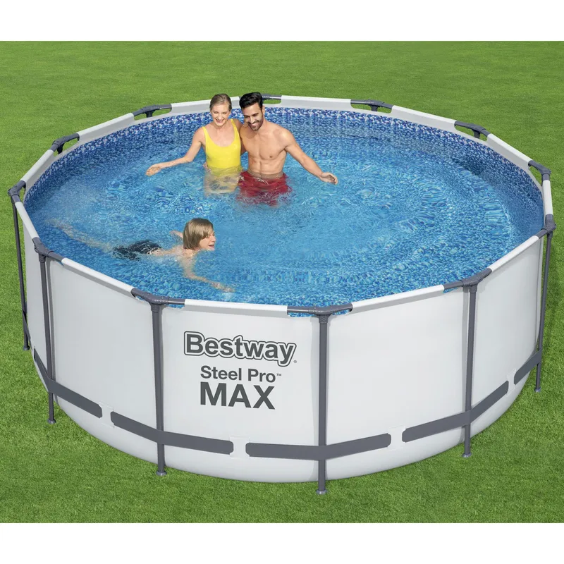 Bestway pool ovan mark Ø3,6m - 122cm djup | Steel Pro MAX (56420) - Trädgård & spabad - Utomhusbad - Pool - Pool ovan mark