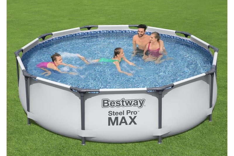 Bestway Pool med stålram Steel Pro MAX med tillbehör 305x76 - Pool ovan mark