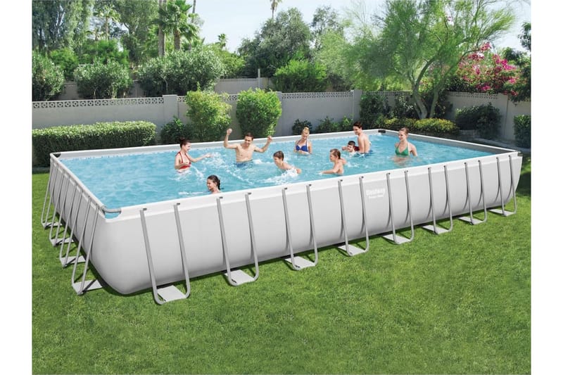 Bestway Pool Power Steel 956x488x132 cm - Trädgård & spabad - Utomhusbad - Pool - Pool ovan mark