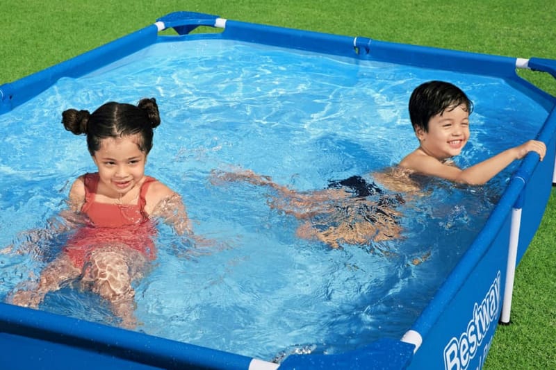 Bestway Pool Steel Pro 221x150x43 cm - Trädgård & spabad - Utomhusbad - Pool - Pool ovan mark