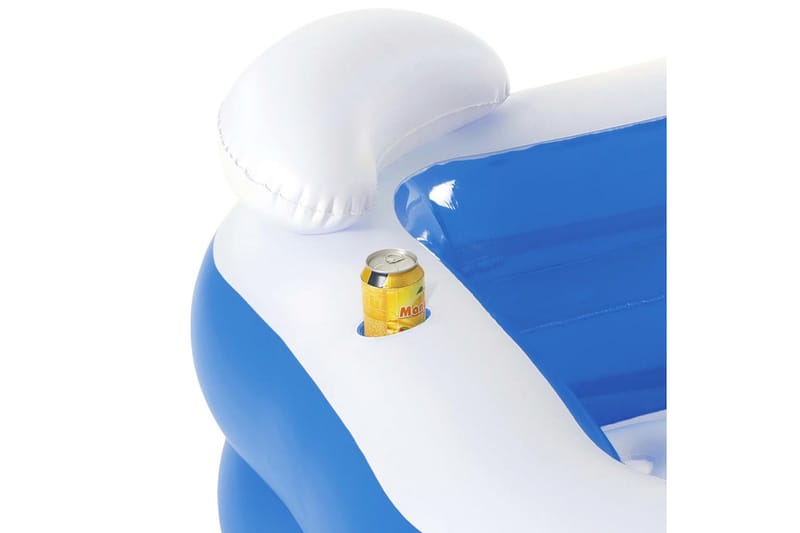 Bestway Pool Family Fun Lounge Pool 213x206x69 cm - Blå - Trädgård & spabad - Utomhusbad - Pool - Pool ovan mark