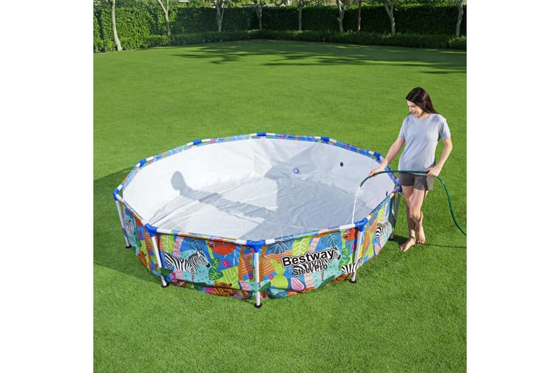 Bestway Pool med stålram Steel Pro 305x66 cm - Trädgård & spabad - Utomhusbad - Pool - Pool ovan mark