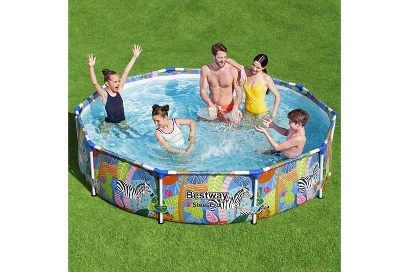 Bestway Pool med stålram Steel Pro 305x66 cm - Trädgård & spabad - Utomhusbad - Pool - Pool ovan mark