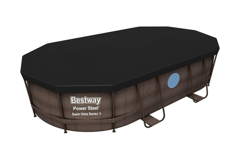 Bestway Poolset Power Steel 488x305x107 cm - Trädgård & spabad - Utomhusbad - Pool - Pool ovan mark