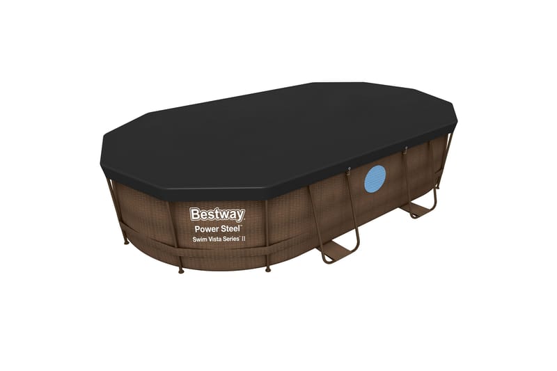 Bestway Power Steel Swim Vista II Ovanmarkpool  4,27 x 2,5 m - Bestway - Trädgård & spabad - Utomhusbad - Pool - Pool ovan mark