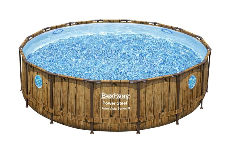 Bestway Pool med tillbehör Power steel 488x122 cm - Pool ovan mark