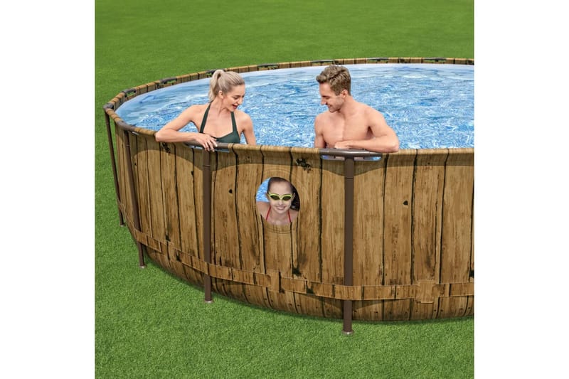 Bestway Poolset Power Steel 549x122 cm - Trädgård & spabad - Utomhusbad - Pool - Pool ovan mark