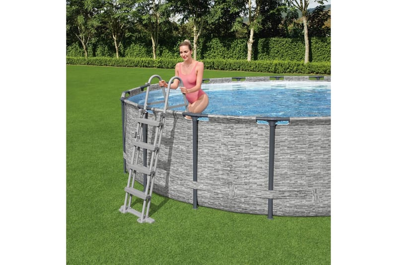 Bestway Pool Power steel rund 488x122 cm - Pool ovan mark