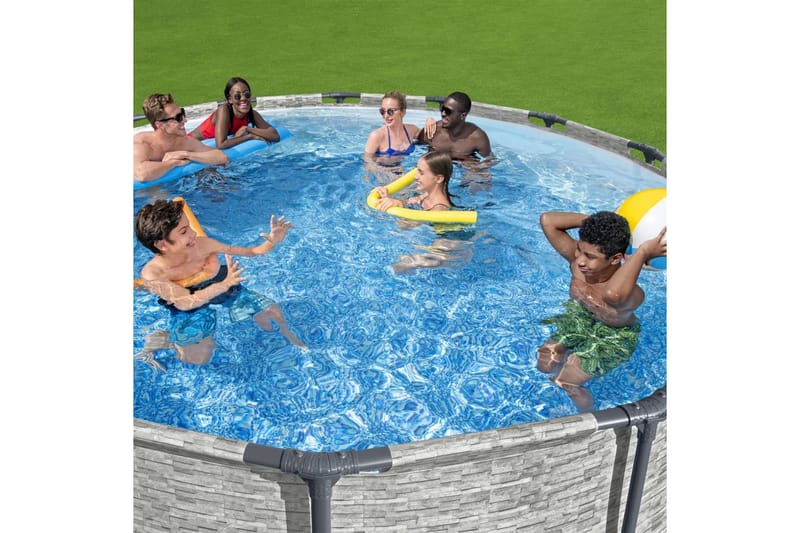 Bestway Pool Power Steel 427x122 cm - Trädgård & spabad - Utomhusbad - Pool - Pool ovan mark