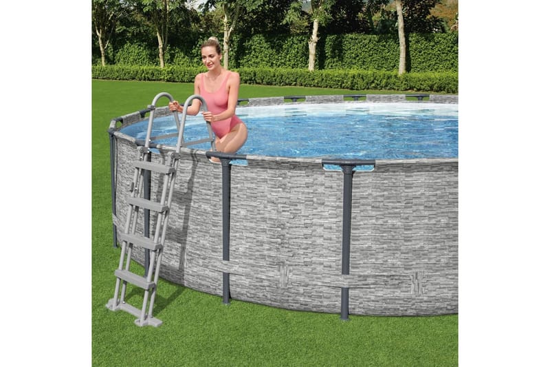Bestway Pool Power Steel 427x122 cm - Trädgård & spabad - Utomhusbad - Pool - Pool ovan mark