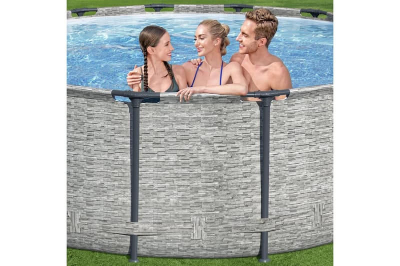 Bestway Pool Power Steel 427x122 cm - Trädgård & spabad - Utomhusbad - Pool - Pool ovan mark