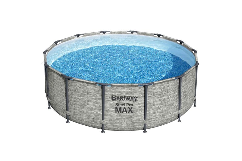 Bestway Pool Power Steel 427x122 cm - Trädgård & spabad - Utomhusbad - Pool - Pool ovan mark