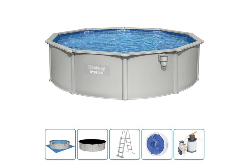 Bestway Poolset Hydrium 460x120 cm - Trädgård & spabad - Utomhusbad - Pool - Pool ovan mark