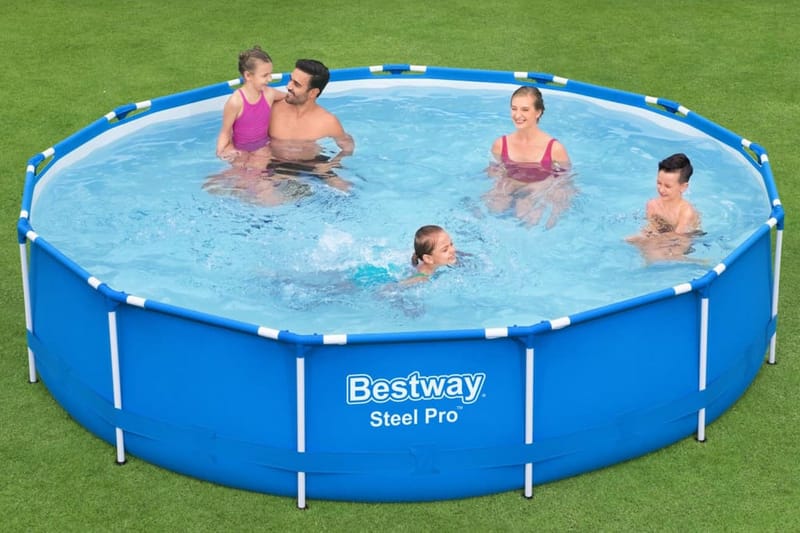 Bestway Pool med ram Steel Pro 396x84 cm - Pool ovan mark