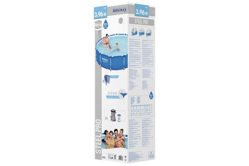 Bestway Pool med ram Steel Pro 396x84 cm - Trädgård & spabad - Utomhusbad - Pool - Pool ovan mark