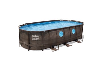 Bestway Power Steel Swim Vista II Ovanmarkpool  5,49x2,74 m - Bestway - Trädgård & spabad - Utomhusbad - Pool - Pool ovan mark