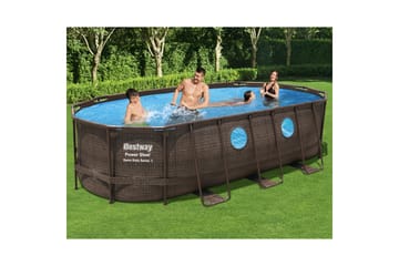 Bestway Power Steel Swim Vista II Ovanmarkpool  5,49x2,74 m - Bestway - Trädgård & spabad - Utomhusbad - Pool - Pool ovan mark