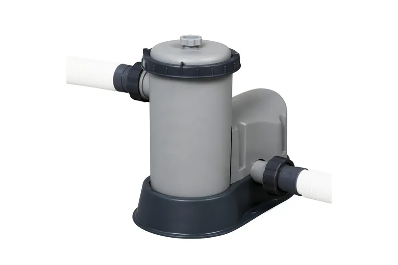 Bestway Power Steel Ovanmarkpool 2,82 x 1,96 m Grå - Bestway - Trädgård & spabad - Utomhusbad - Pool - Pool ovan mark