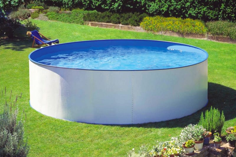 Planet Pool Ancona Premium Ovanmarkspool - Ø450 cm - Pool ovan mark
