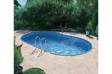 Planet Pool Stålväggspool Premium Oval 8,0x4,2x1,5m Inbyggd - Planet Pool - Trädgård & spabad - Utomhusbad - Pool - Pool ovan mark