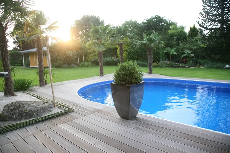 Planet Pool Stålväggspool Premium Oval 8,0x4,2x1,5m Inbyggd - Planet Pool - Trädgård & spabad - Utomhusbad - Pool - Pool ovan mark