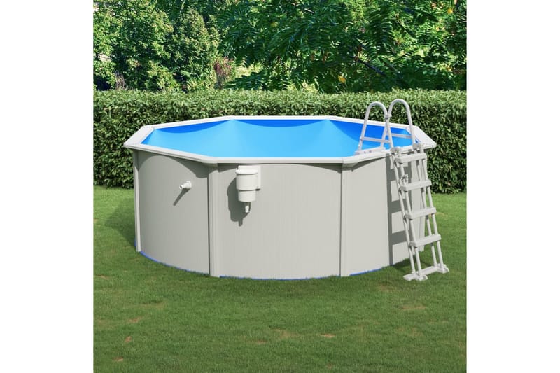 Pool med säkerhetsstege 360x120 cm - Pool ovan mark