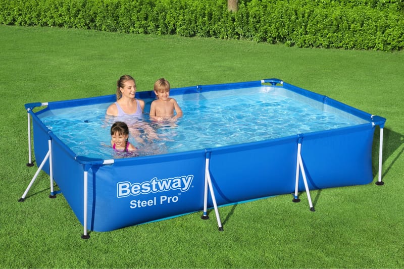 Steel Pro Ovanmarkpool 201x300 cm Blå/Vit - Bestway - Pool ovan mark