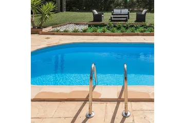Pool Stål Swim & Fun Nedgrävd Oval 600 x 320 x 150 cm - 600 x 320 x 150 cm - Trädgård & spabad - Utomhusbad - Pool - Nedgrävd pool