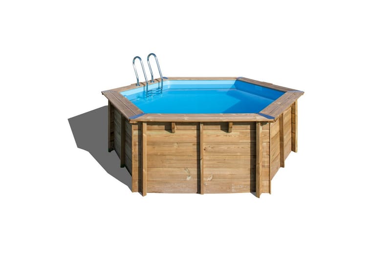 Pool Trä Zodiac Rund Vanille 2 - Trädgård & spabad - Utomhusbad - Pool - Pool ovan mark