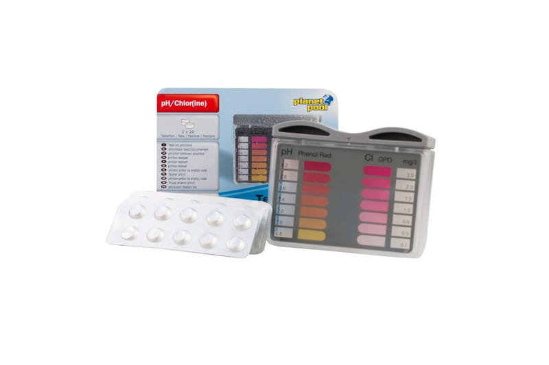 Övrigt utemöbler Planet Pool Mätinstrument Planet Pool Mini Pool Tester (pH/Klor) inkl. 40 tabletter, undefined