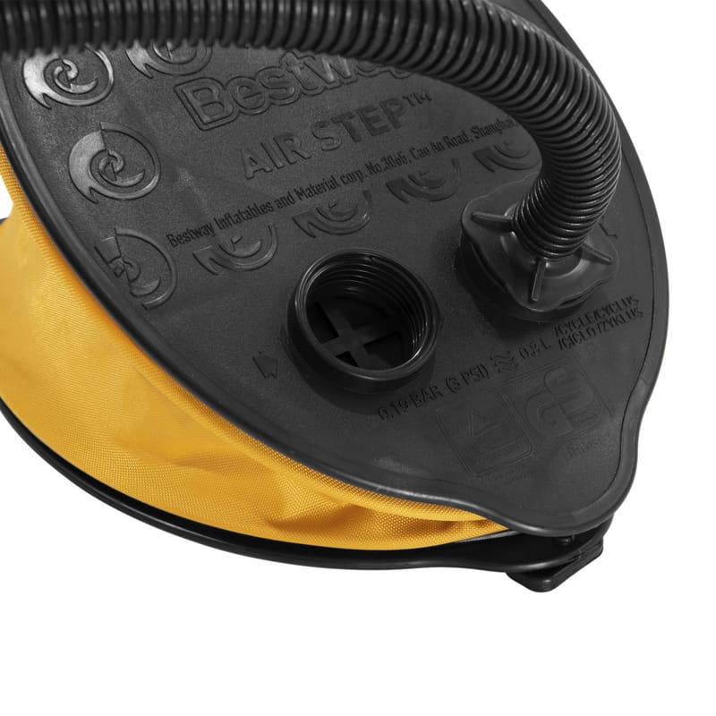 Bestway Air step - fotpump 23x15cm Gul - Bestway - Trädgård & spabad - Utomhusbad - Pool & sparengöring - Cirkulationspump & poolpump