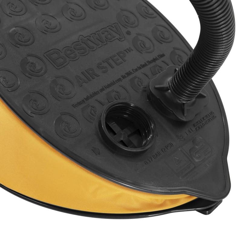 Bestway Air step - fotpump 28x19cm Gul - Bestway - Trädgård & spabad - Utomhusbad - Pool & sparengöring - Cirkulationspump & poolpump