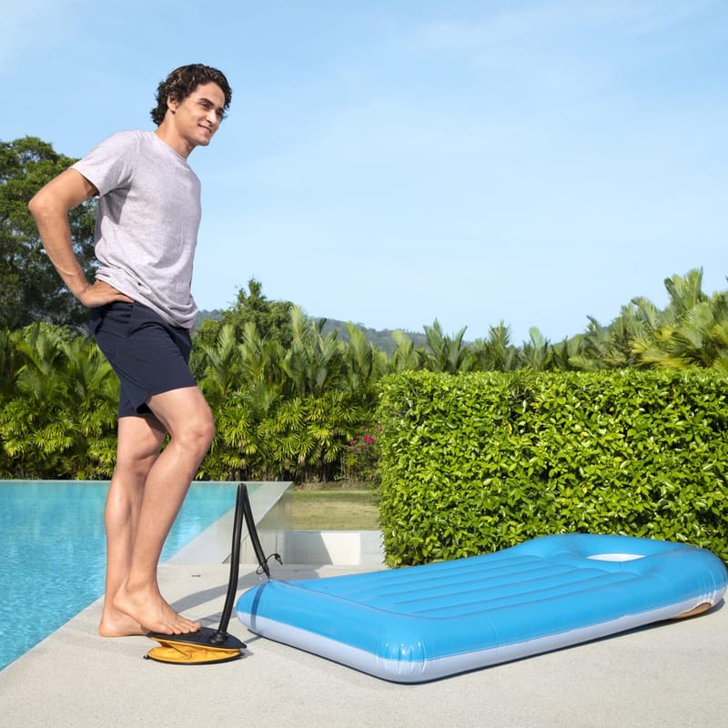 Bestway Air step - fotpump 28x19cm Gul - Bestway - Trädgård & spabad - Utomhusbad - Pool & sparengöring - Cirkulationspump & poolpump